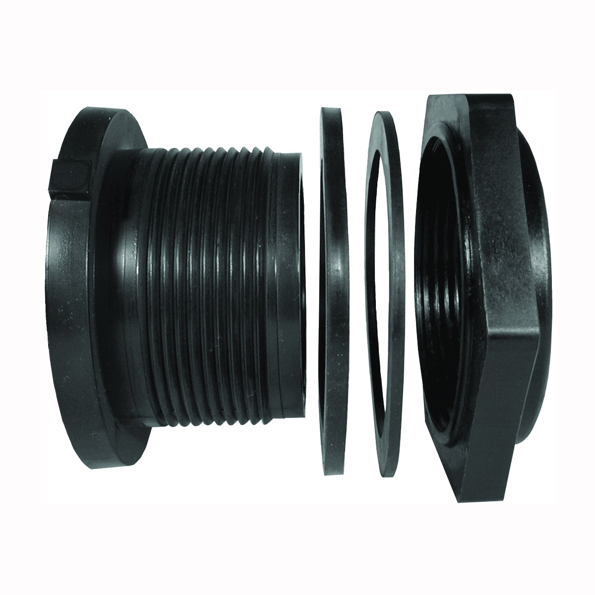 Green Leaf TF200P-E Tank Fitting, 2 in, FPT, Polypropylene