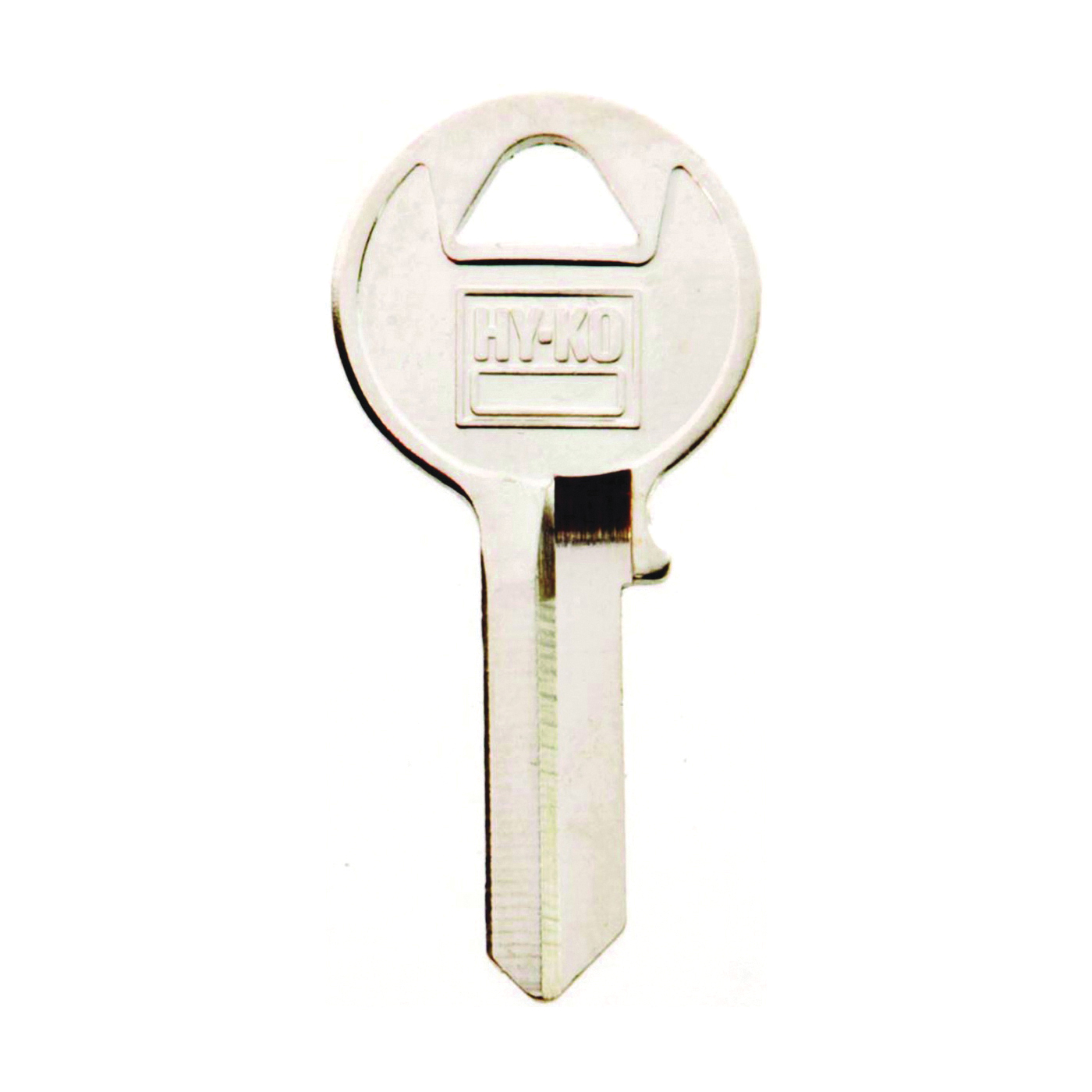 Hy-Ko 11010VR7 Key Blank, Brass, Nickel, For: Viro Cabinet, House Locks and Padlocks, VR7 Key Number