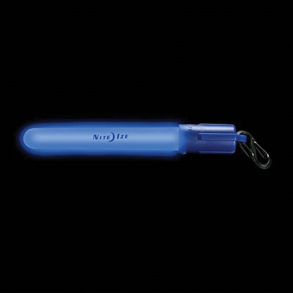 Nite Ize MGS-03-R6 Mini Glowstick, Blue Body, Alkaline Battery, AG3 Battery, LED Lamp