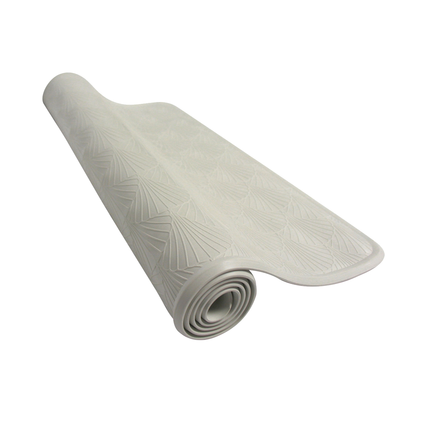 Zenna Home 77WW Bath Mat, 27-1/2 in L, 16 in W, Rubber, White