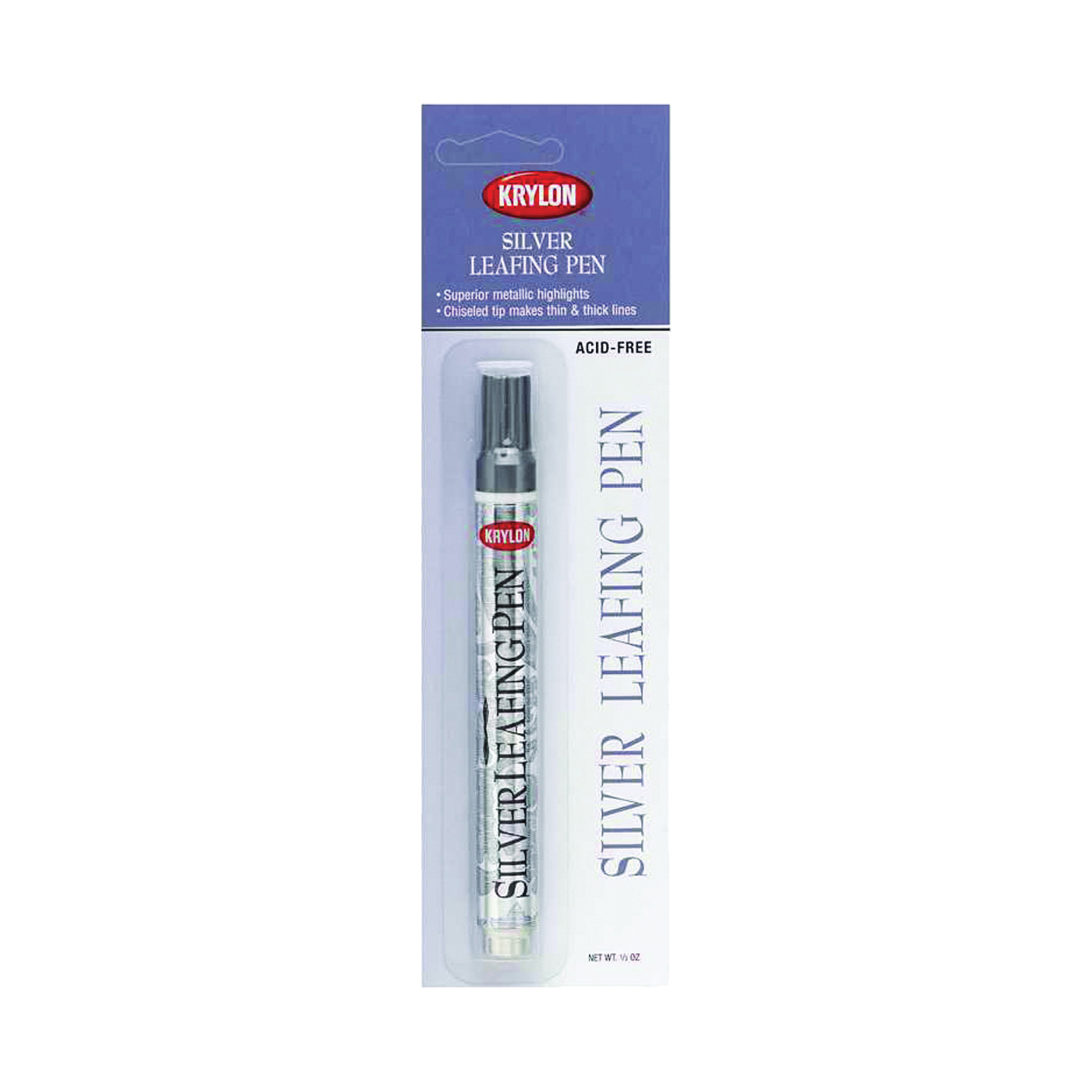 Krylon K09902A00 Leafing Pen, Silver, 0.33 oz