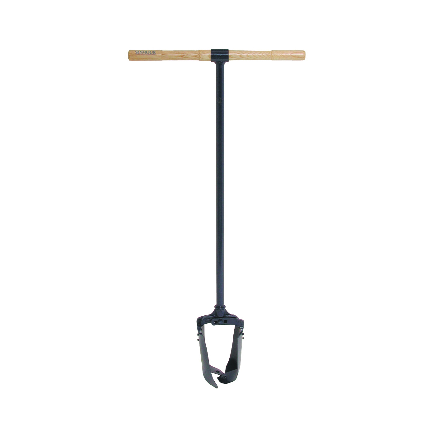 Seymour 21326 Iwan Adjustable Auger, Riveted Blade, Steel Blade, Hardwood Handle, T-Shaped Handle, 47 in OAL