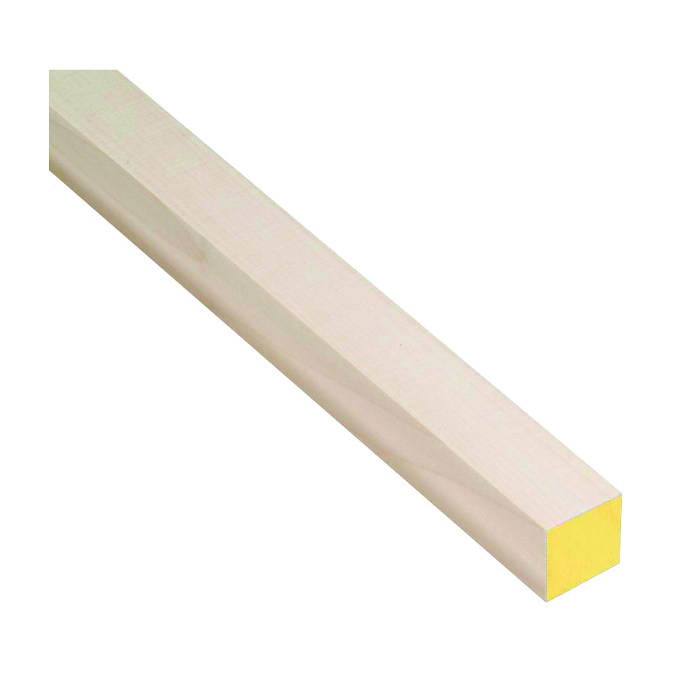 Waddell 8310UB Dowel Rod, Square, 5/8 in Dia, 36 in L, Hardwood