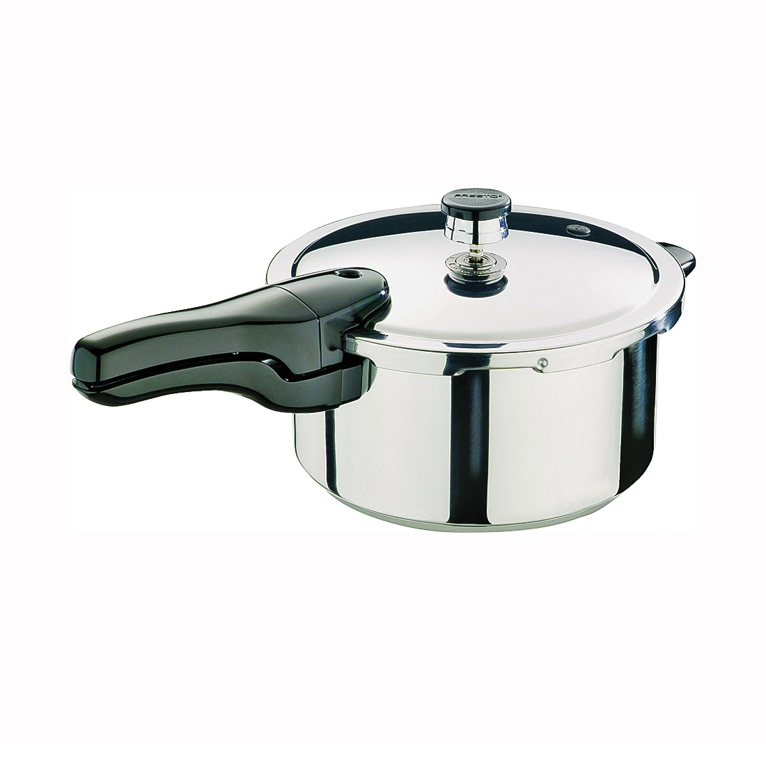 Presto 01341 Pressure Cooker, 4 qt Capacity, 10-1/2 in Dia, Stainless Steel