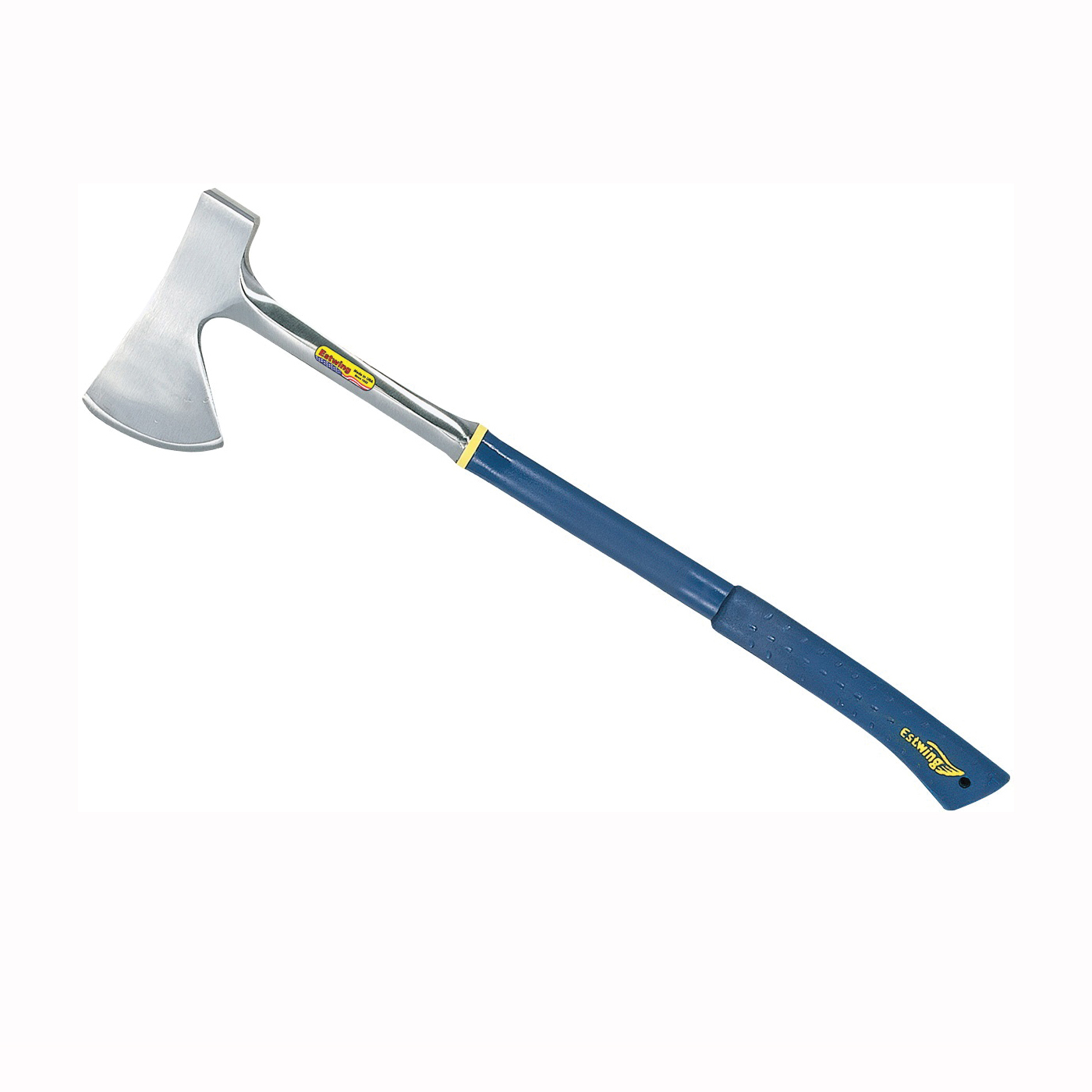 Estwing E45A Camper's Axe, 4 in Cutting Edge, Steel Head, Nylon/Vinyl Handle, 26 in OAL