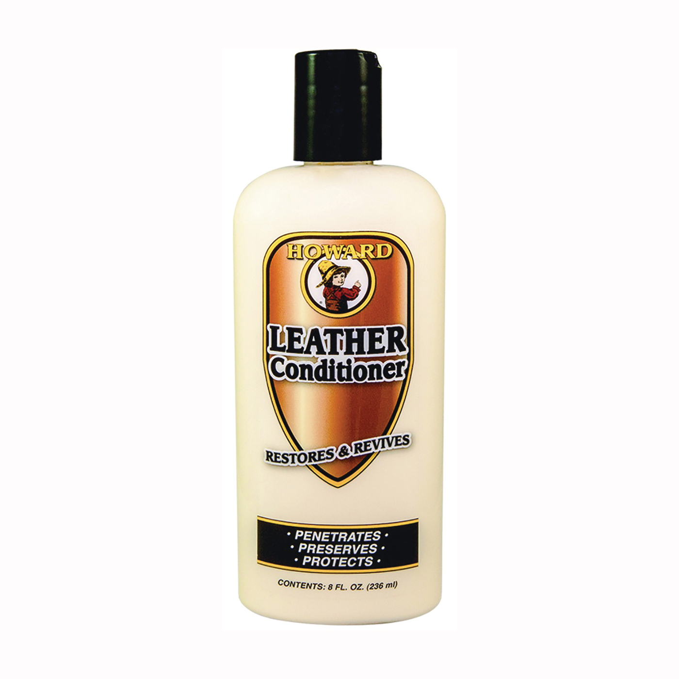 Howard LC0008 Leather Conditioner, 8 oz, Paste, Characteristic