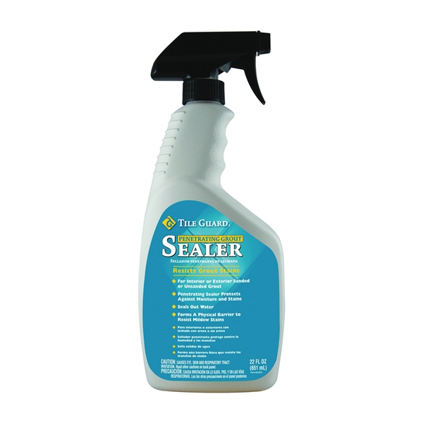 Homax 9324 Tile and Grout Spray Sealer, Liquid, Clear, 22 oz, Spray Bottle
