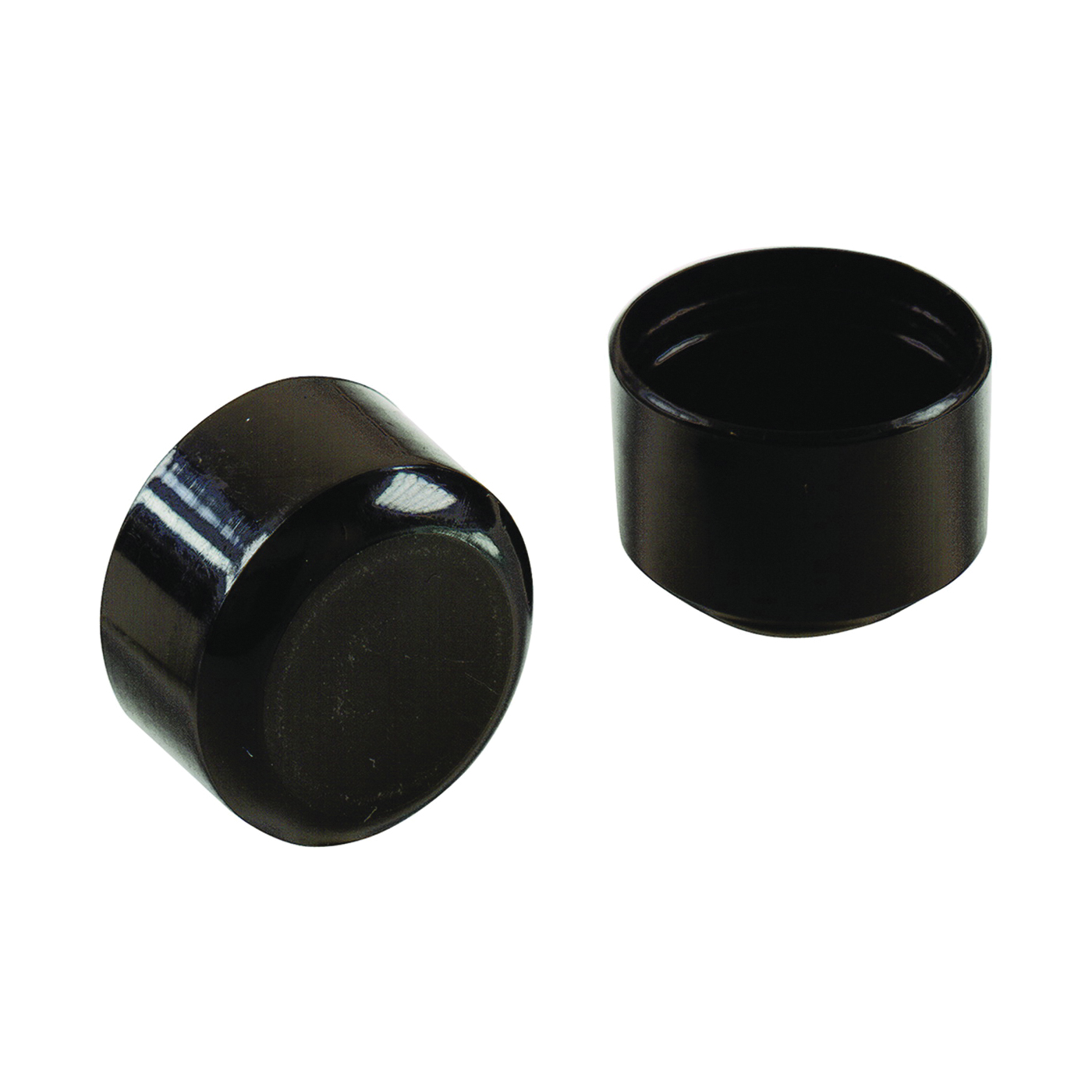 Shepherd Hardware 9114 Furniture Leg Tip, Round, Plastic, Black, 7/8 in Dia