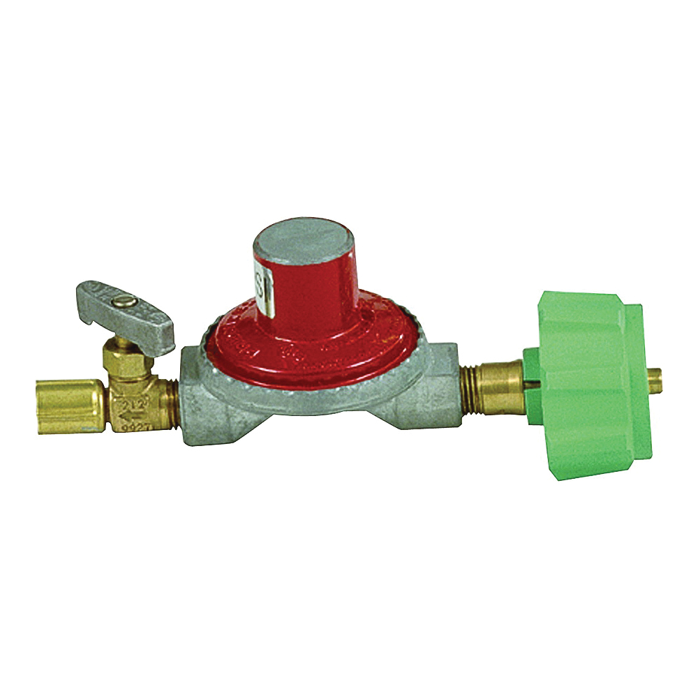 Bayou Classic 7000 Regulator and Control Valve, 1/4 in Connection, Brass, For: Fry Burners