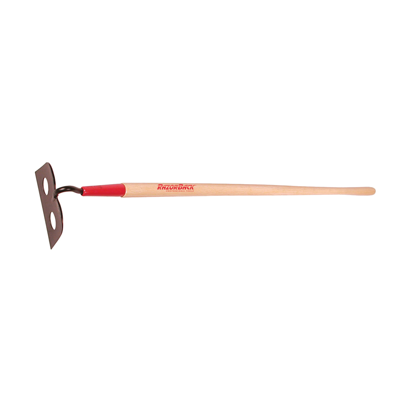 Razor-Back 66123 Mason/Plaster Hoe, 4-1/2 in L Blade, 7 in W Blade, Steel Blade, 54 in L Handle, Hardwood Handle