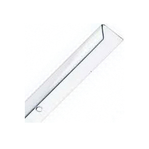 Korner Kovers U 10082 Corner Shield, 96 in L, 3/4 in W, Aluminum, Clear