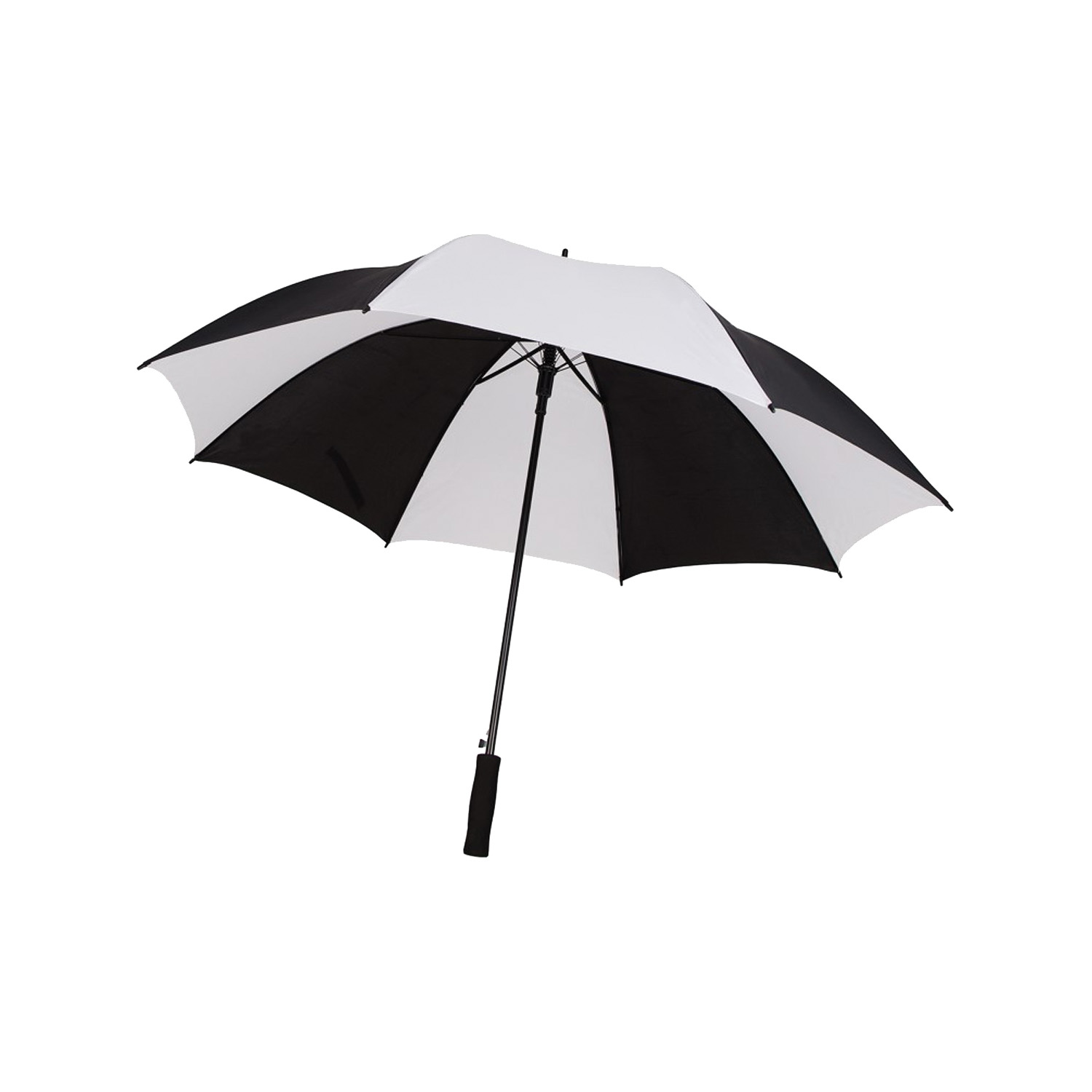 Diamondback UMB-10A Golf Umbrella, Round Canopy, Polyester Fabric, Black/White Fabric, 29 in OAH