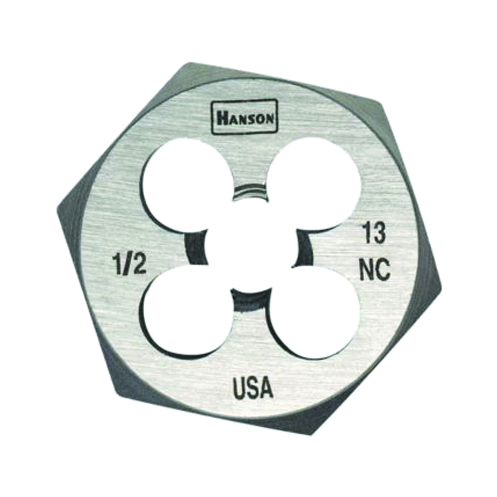 Irwin Hanson 6849 Fractional Die, 9/16-18 Thread, NF Thread, Right Hand Thread, HCS