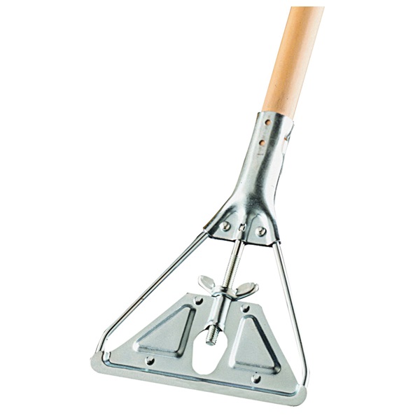 Quickie 38ZQK Wet Mop Handle, 56 in L, Hardwood