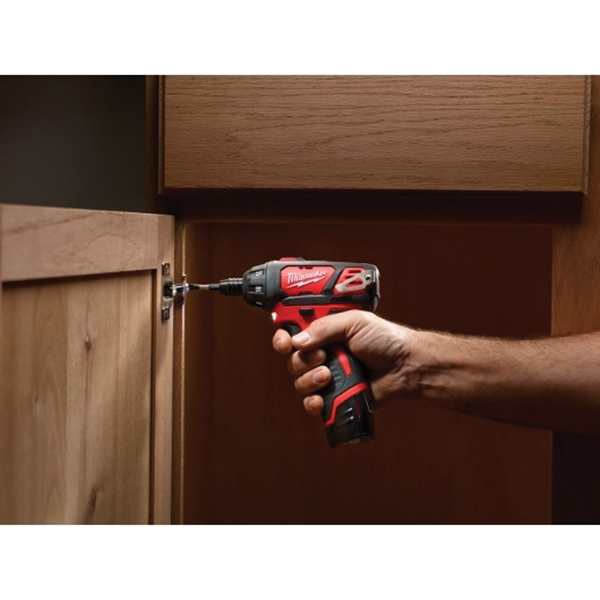 Milwaukee M12 2401-22 Screwdriver Kit, Battery Included, 12 V, 1.5 Ah, 1/4 in Chuck, Hex Quick Change Chuck