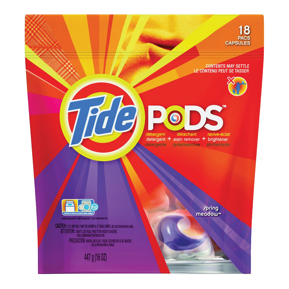 Tide 93120 Laundry Detergent, 16, Liquid, Spring Meadow