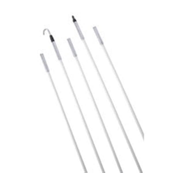 Gardner Bender FTX-15GL Fish Stick, 5 Rods, 3 ft L each, 15ft OAL, Fiberglass, White