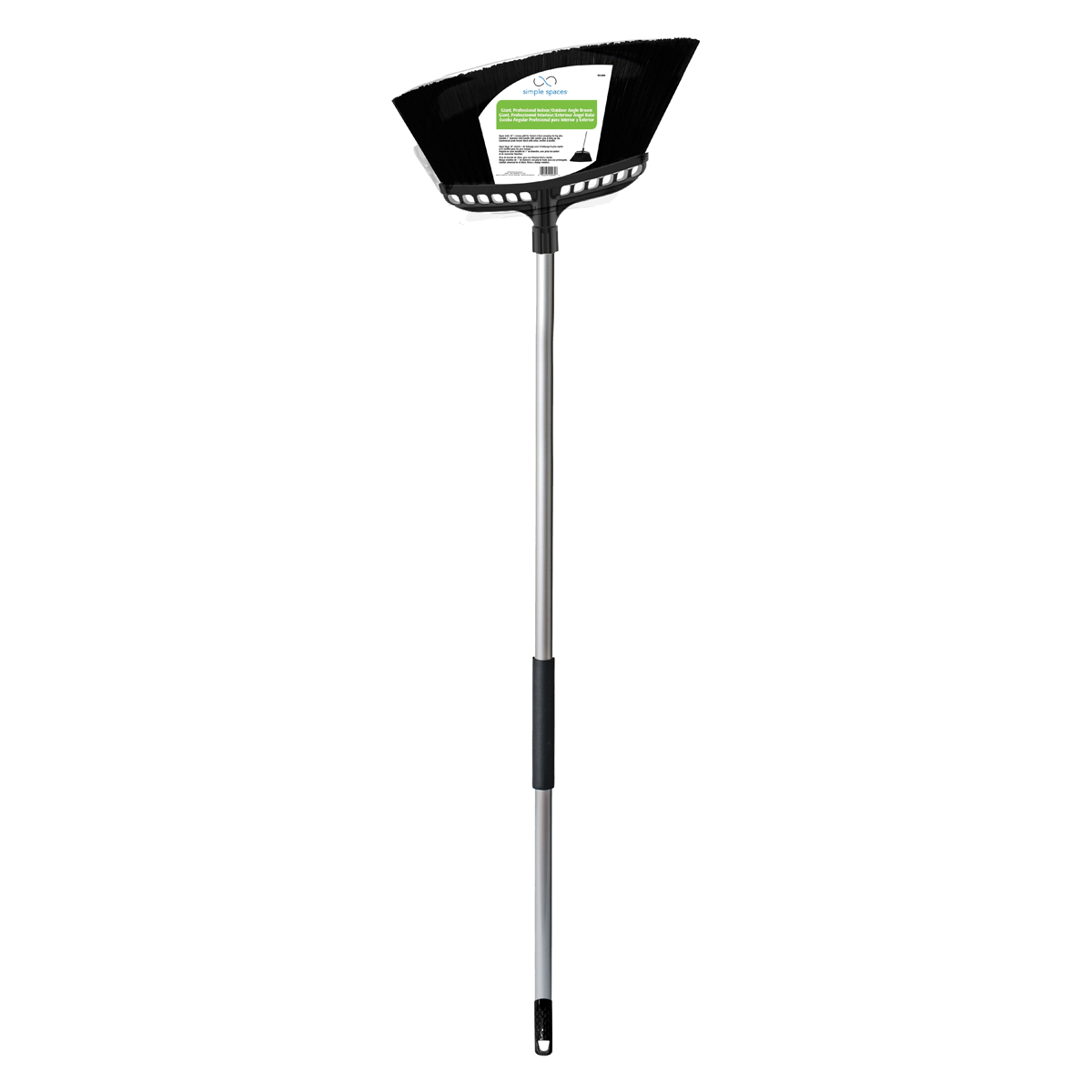 Simple Spaces 2032 Angle Broom, 11 in Sweep Face, Polypropylene Bristle, Steel