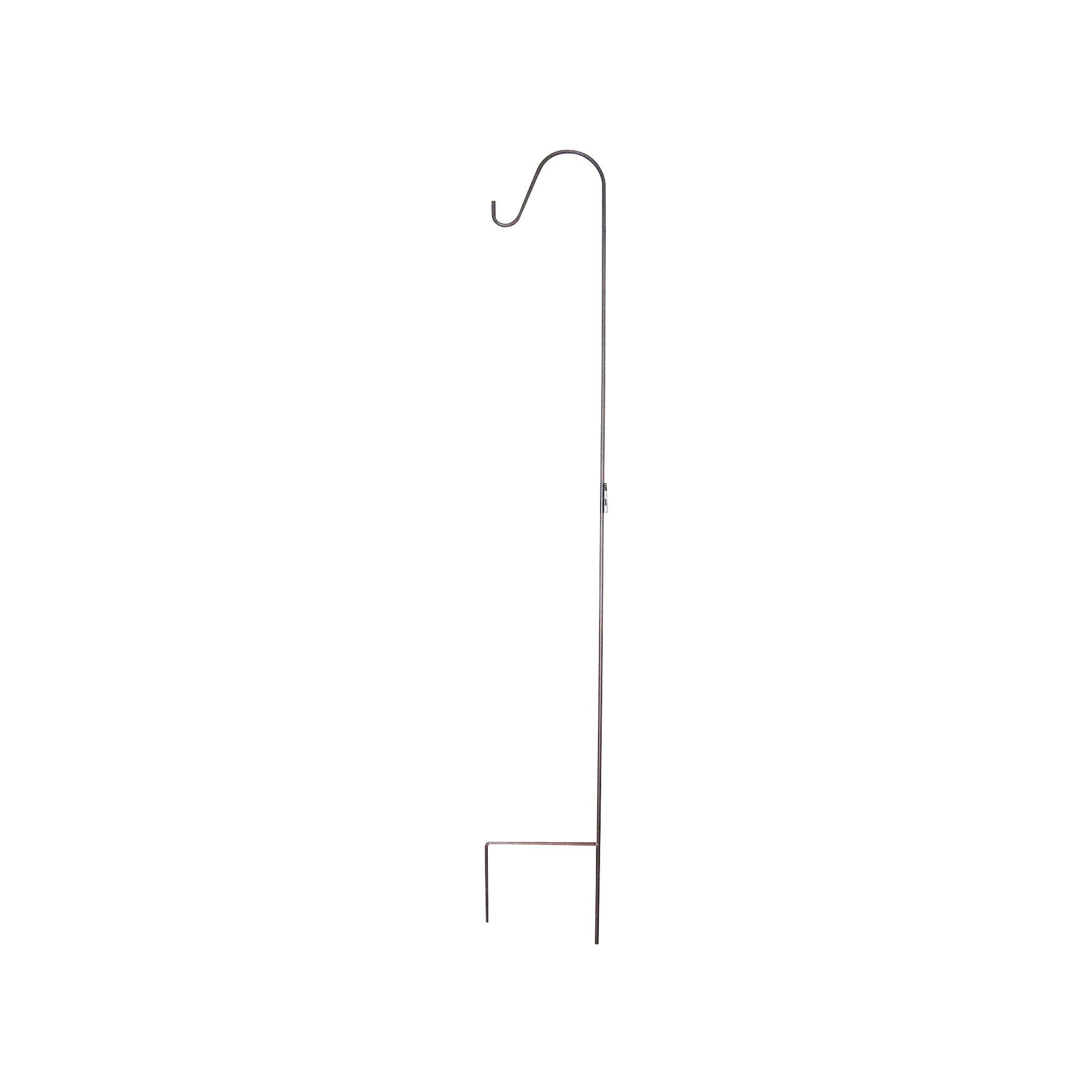 Landscapers Select GB-3090-1 Shepherd Hook, 12 in L, 84 in H, Steel, Hammer Tone Bronze, Matte, Hanging