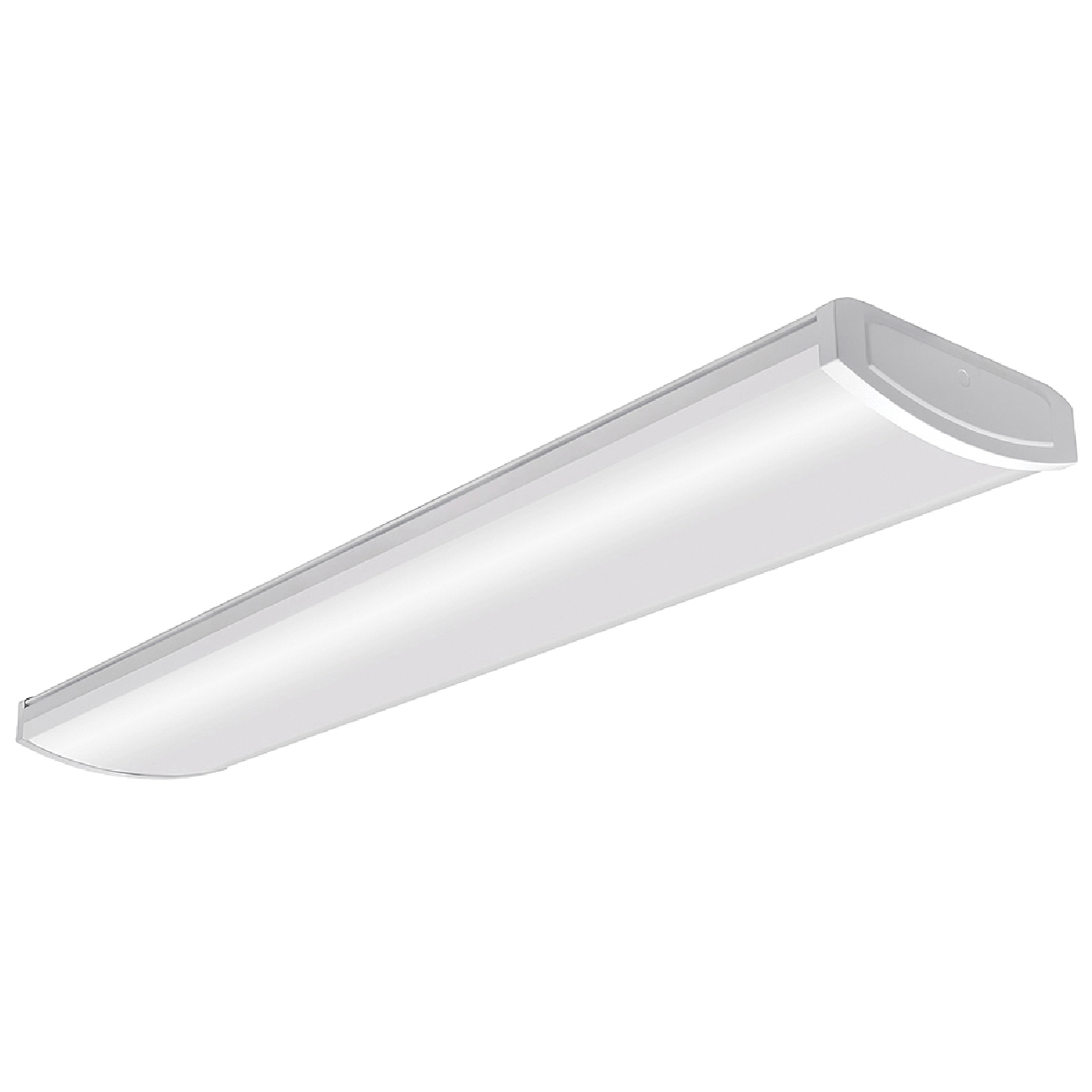 ETI 54677441 Wrap Light, 120/277 VAC, 57 W, LED Lamp, 5431 Lumens, 4000 K Color Temp, White Fixture