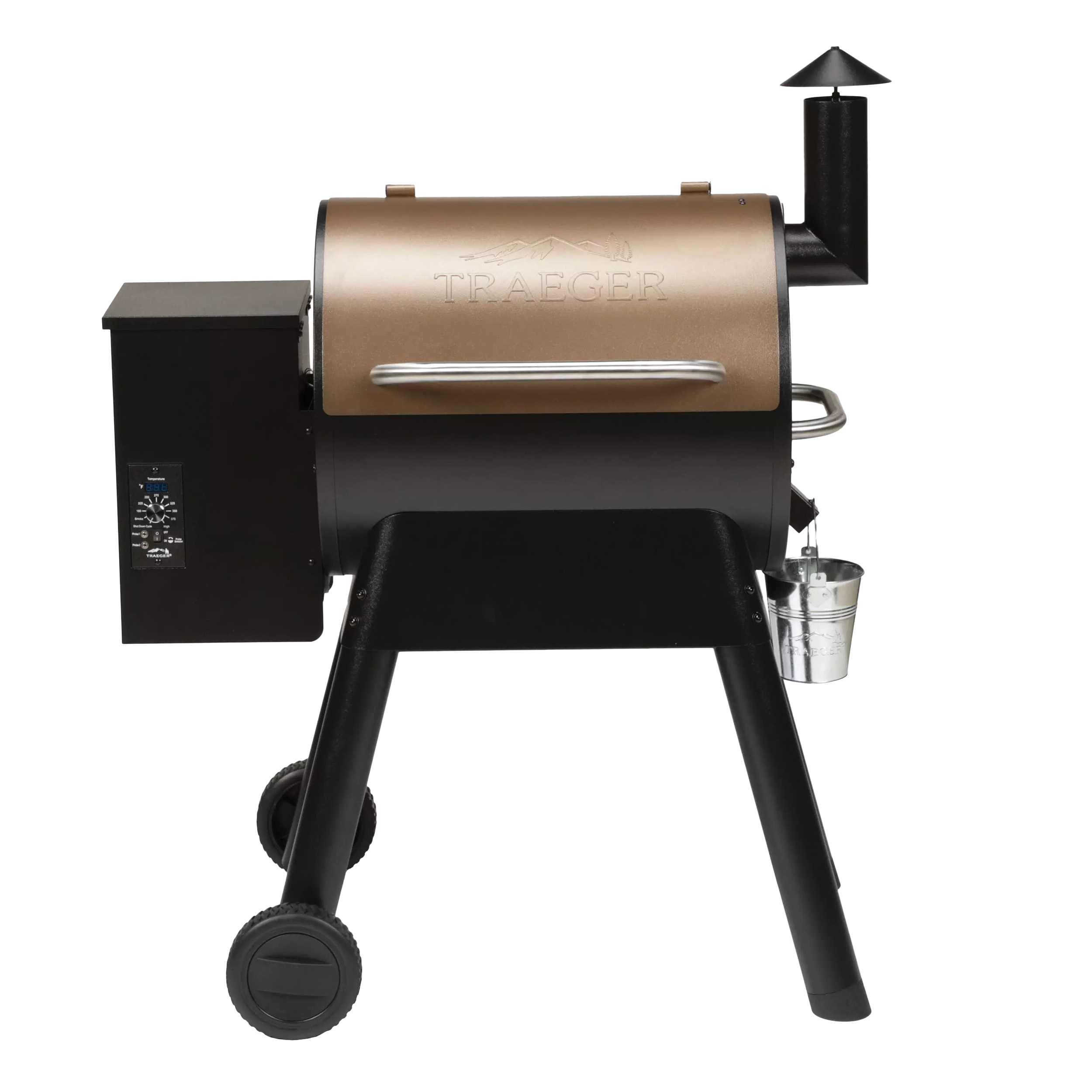 Traeger Pro 22 Series TFB57PZB Pellet Grill, 20,000 Btu, Steel Body, Bronze
