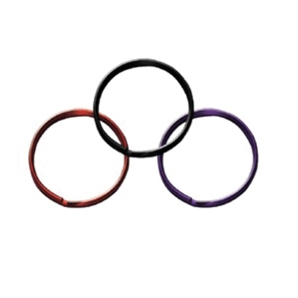 Hy-Ko KC126 Key Ring, 1 in Ring