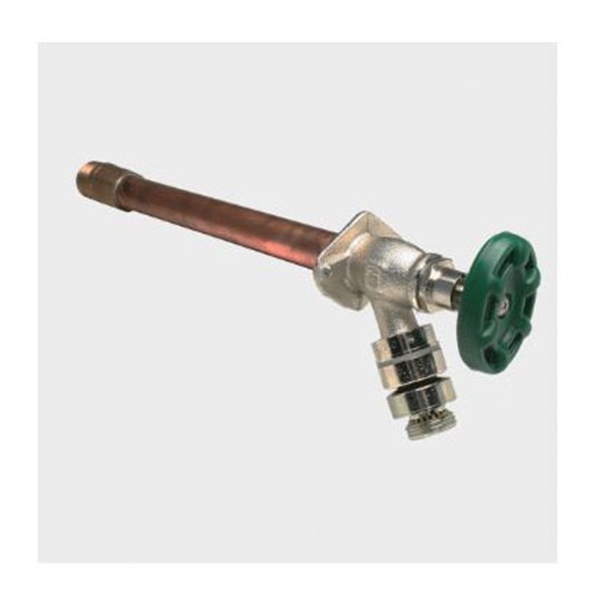 Arrowhead Brass PK1390 Self-Draining Vacuum Breaker, 3/4 in Connection, Fine Thread x MHT, 125 psi Max Pressure, Brass