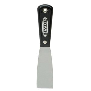 Hyde Black & Silver Series 02150 Putty Knife, 1-1/2 in W Blade, HCS Blade, Nylon Handle