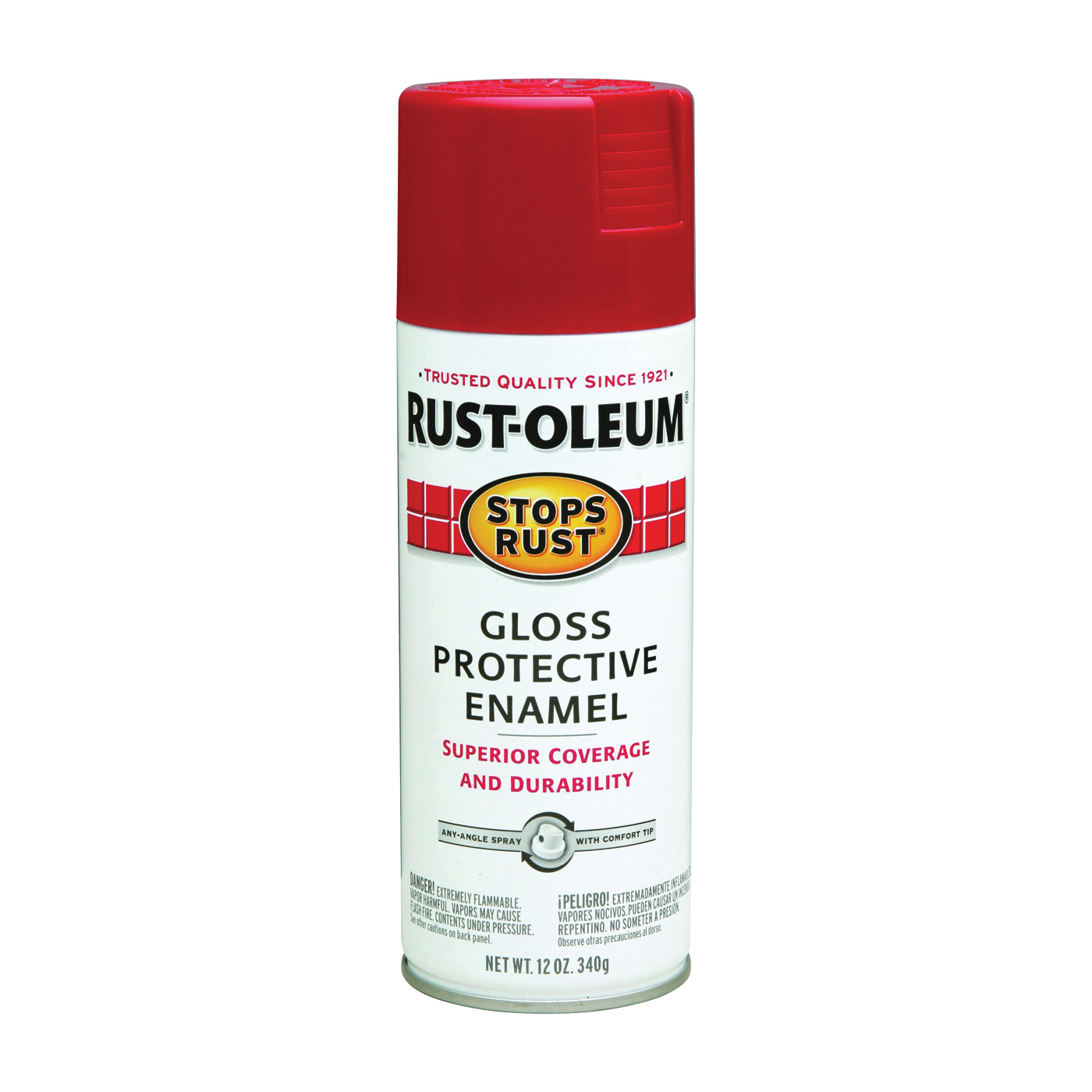 Stops Rust 7763830 Rust Preventative Spray Paint, Gloss, Carnival Red, 12 oz Can