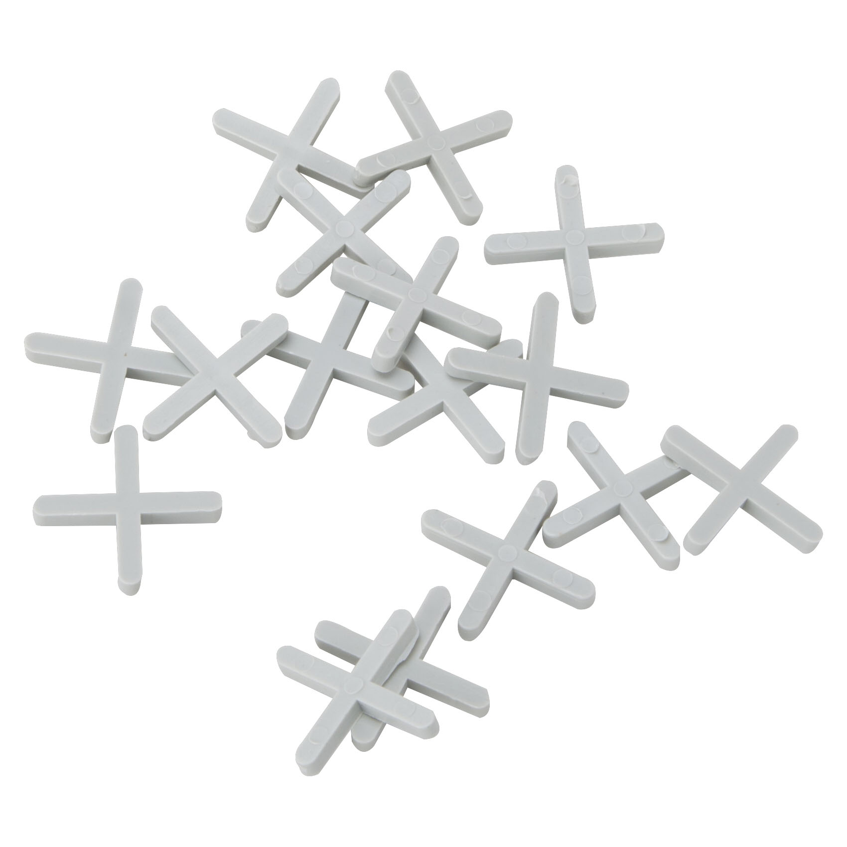 Vulcan MJ-T80803 Tile Spacer, 1/8 in Thick, Cross, Plastic