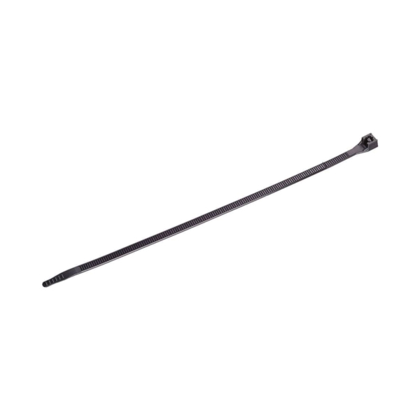 Gardner Bender 45-312UVB Cable Tie, 3 in Max Bundle Dia, Double-Lock Locking, 6/6 Nylon, Black, 11 in L