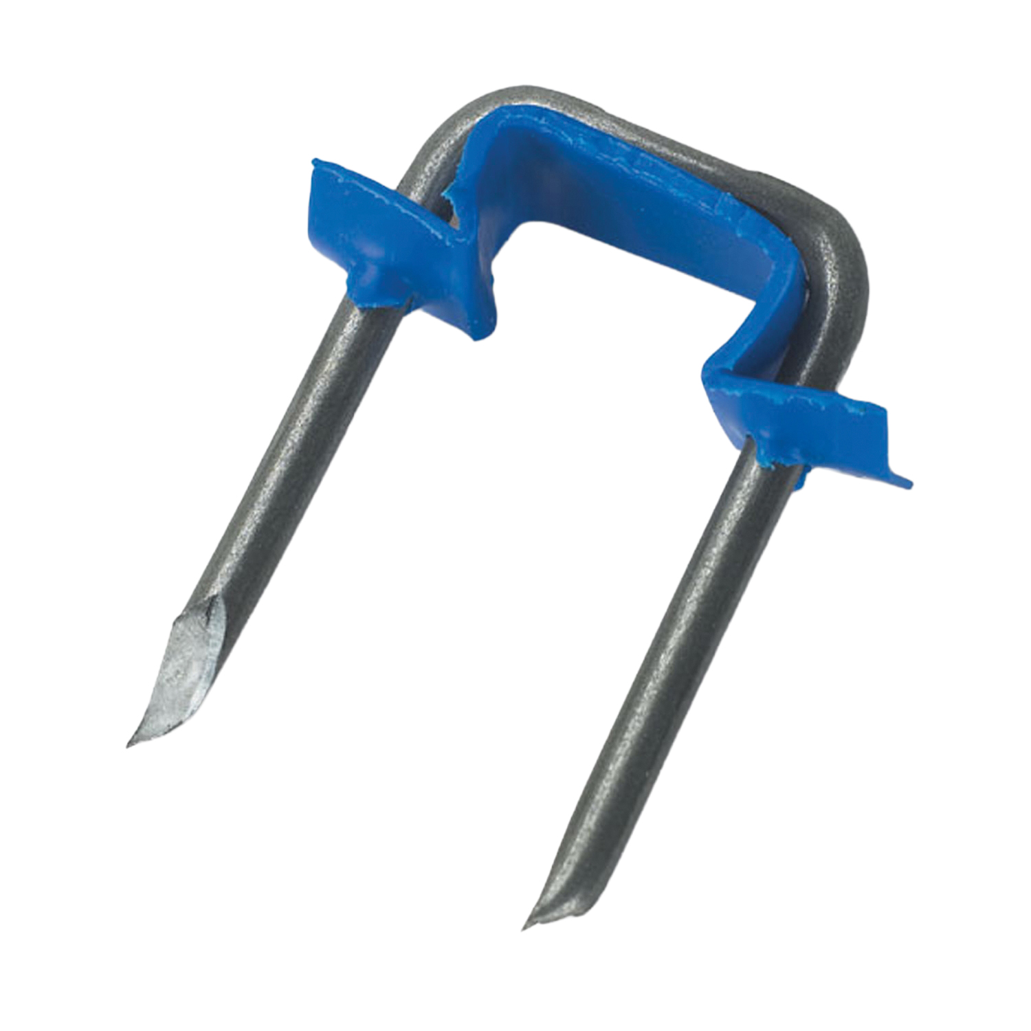 Gardner Bender MSI-1525T Staple with Polyethylene Strap, 1/2 in W Crown, Metal, Graphite