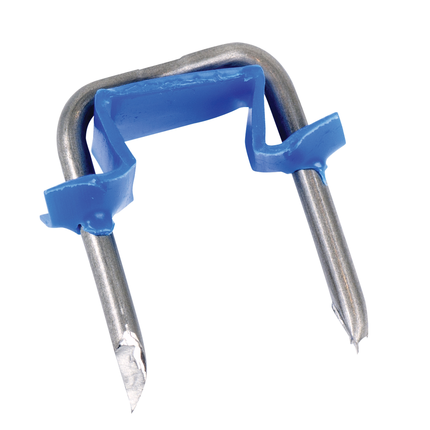 Gardner Bender MSI-1525T Staple with Polyethylene Strap, 1/2 in W Crown, Metal, Graphite