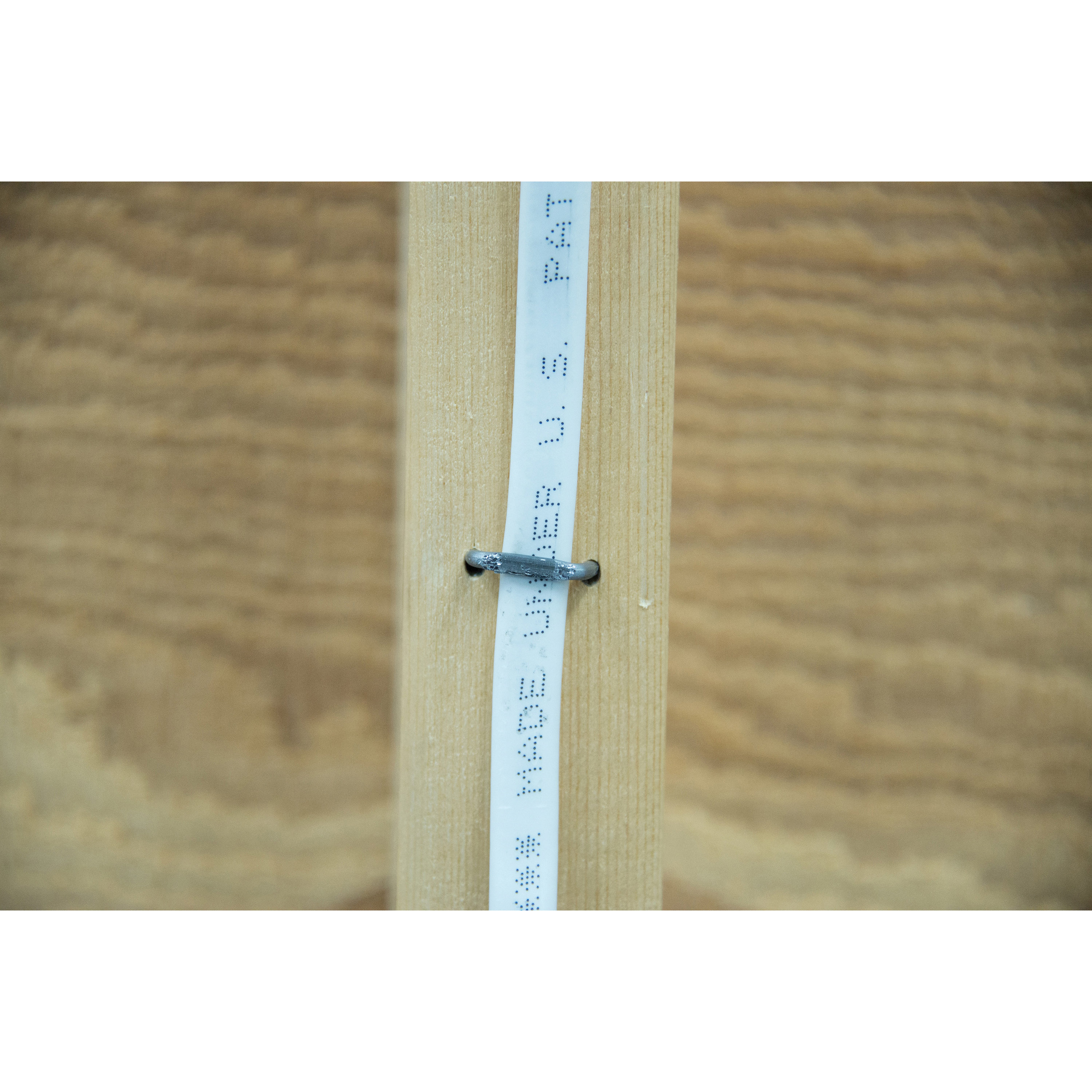 Gardner Bender MS-1550T Cable Staple, 1/2 in W Crown, 1-1/8 in L Leg, Metal, Graphite