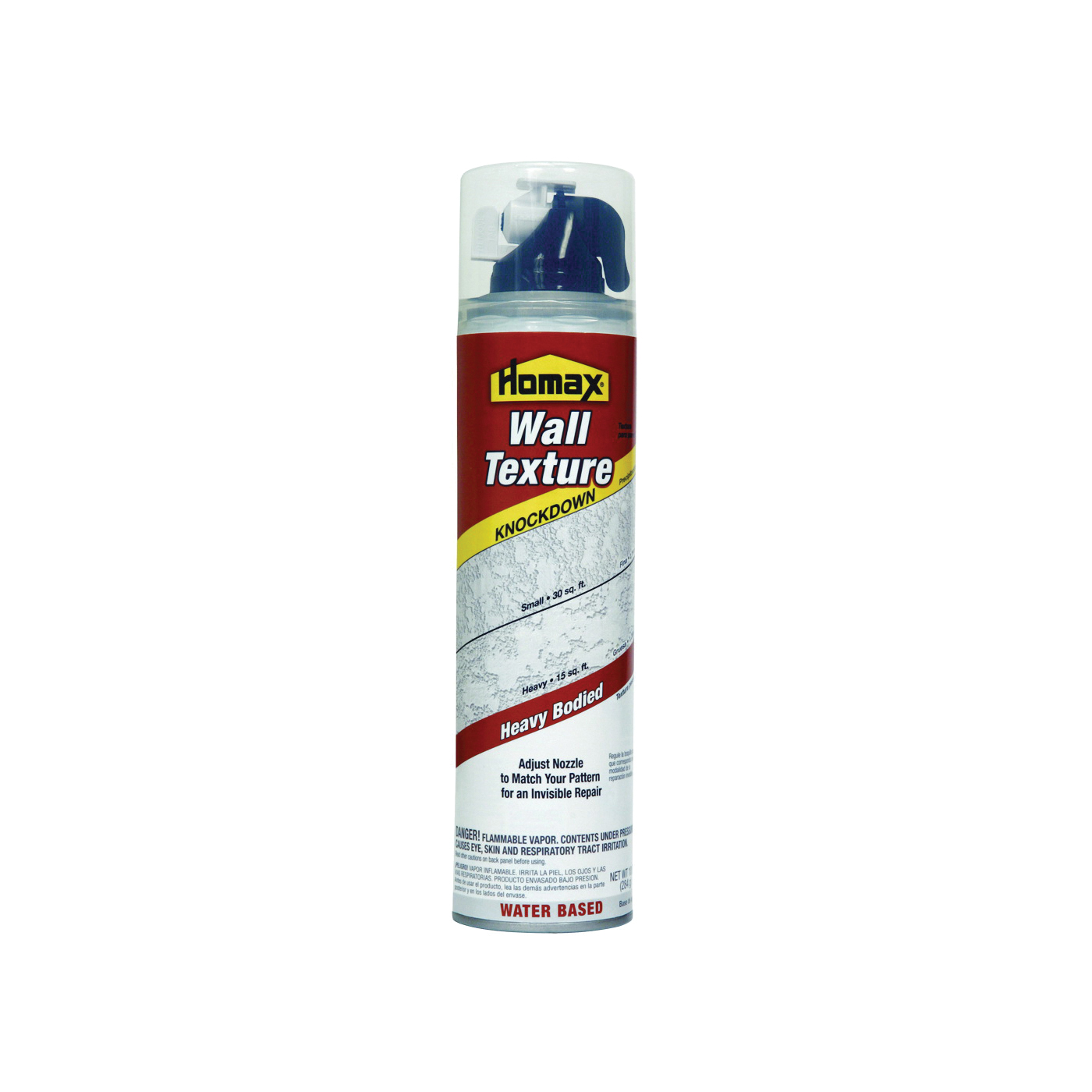 Homax 4060-06 Knock Down Wall Texture, Liquid, Solvent, Gray/White, 10 oz Can