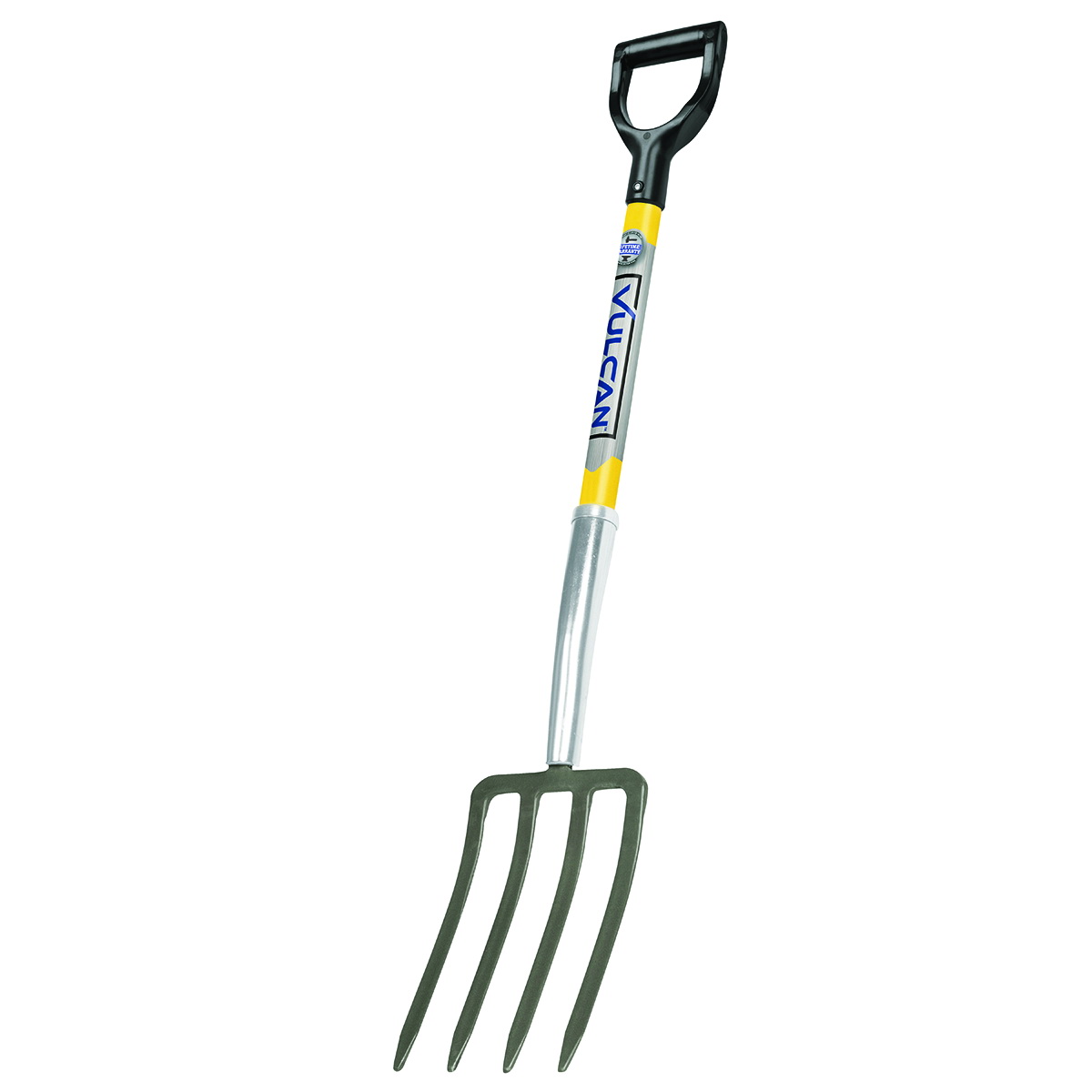 Vulcan 34556 Spading Fork, Steel Tine, 4-Tine, Steel Tine, Fiberglass Handle, 30 in L Handle