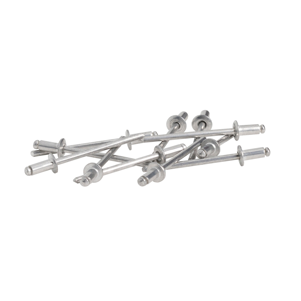 Arrow RSA1/8IP Pop Rivet, Short, 1/8 in Grip, 1/8 in L, Aluminum, Silver, 100/PK