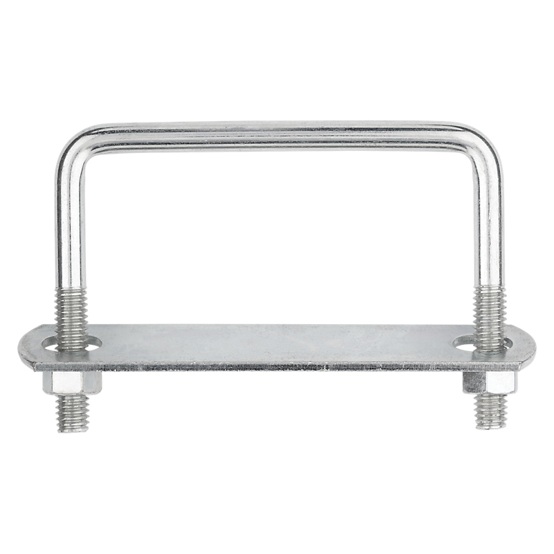 National Hardware N222-380 U-Bolt, 3/8-16 Thread, 1-1/2 in L Thread, Steel, Zinc