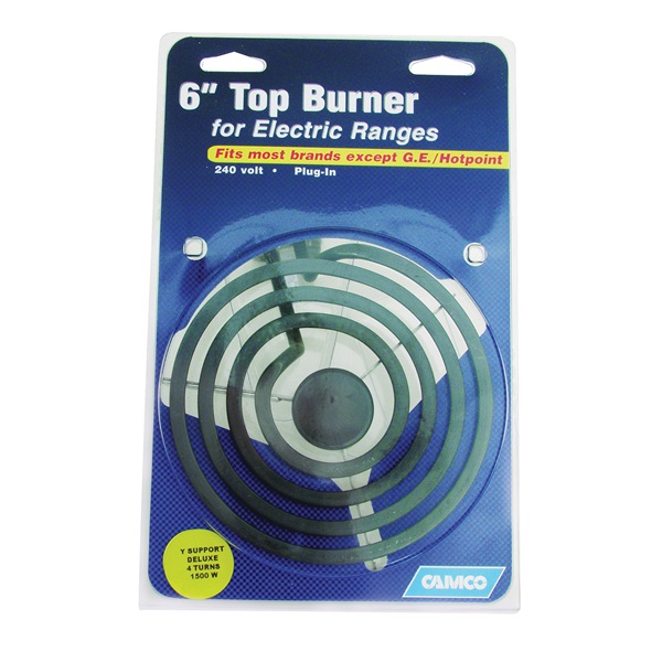 Camco USA 00243 Top Burner, 240 V, 1500 W, Plug