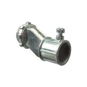Halex 90371 EMT/Box Connector, 1/2 in Set Screw, Zinc, Each