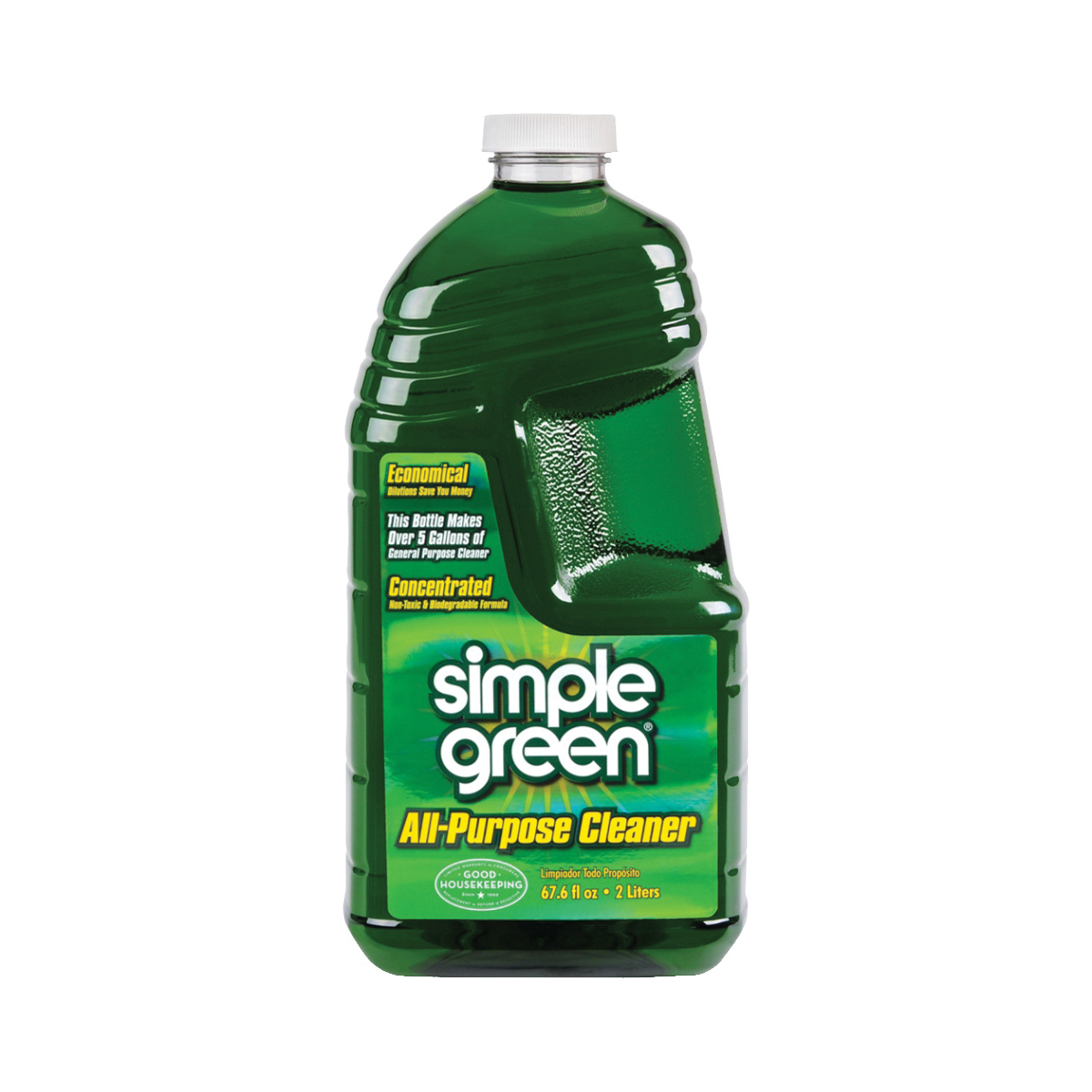 Simple Green 2710000613014 Concentrated All-Purpose Cleaner, 67 oz Bottle, Liquid, Green