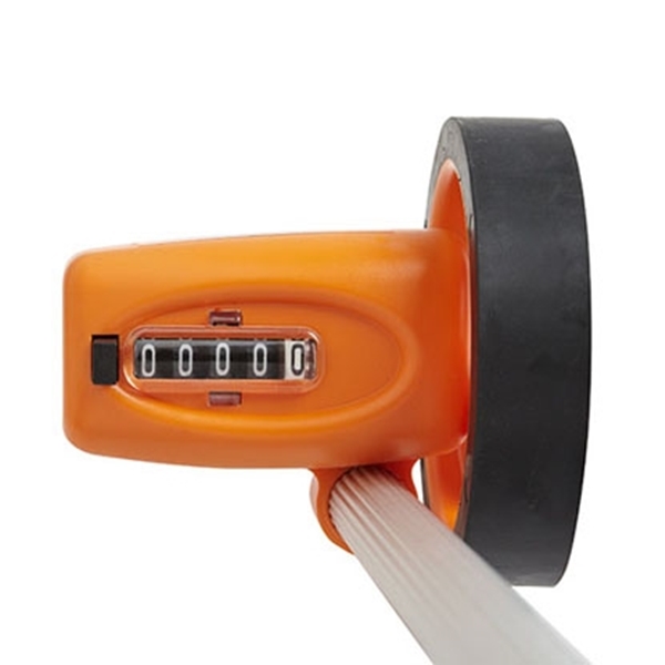 Keson RR112 Measuring Wheel, 9999.9 ft, 4 in Wheel, ABS Wheel, ABS, Orange