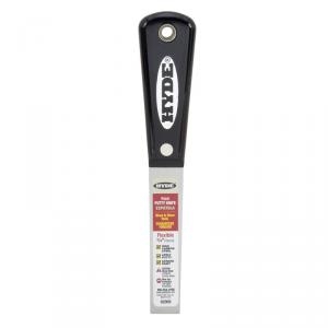 Hyde 02005 Putty Knife, 3/4 in W Blade, HCS Blade, Nylon Handle, Tapered Handle, 7 in OAL