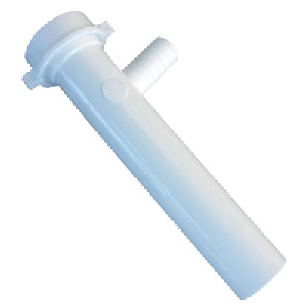 Lasco 03-4333 Branch Tailpiece, 7/8 in, 8 in L, Slip-Joint, Plastic, White