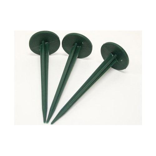 DeWitt FPR-GRN Fabric Pin, 5 in L, Plastic, Green