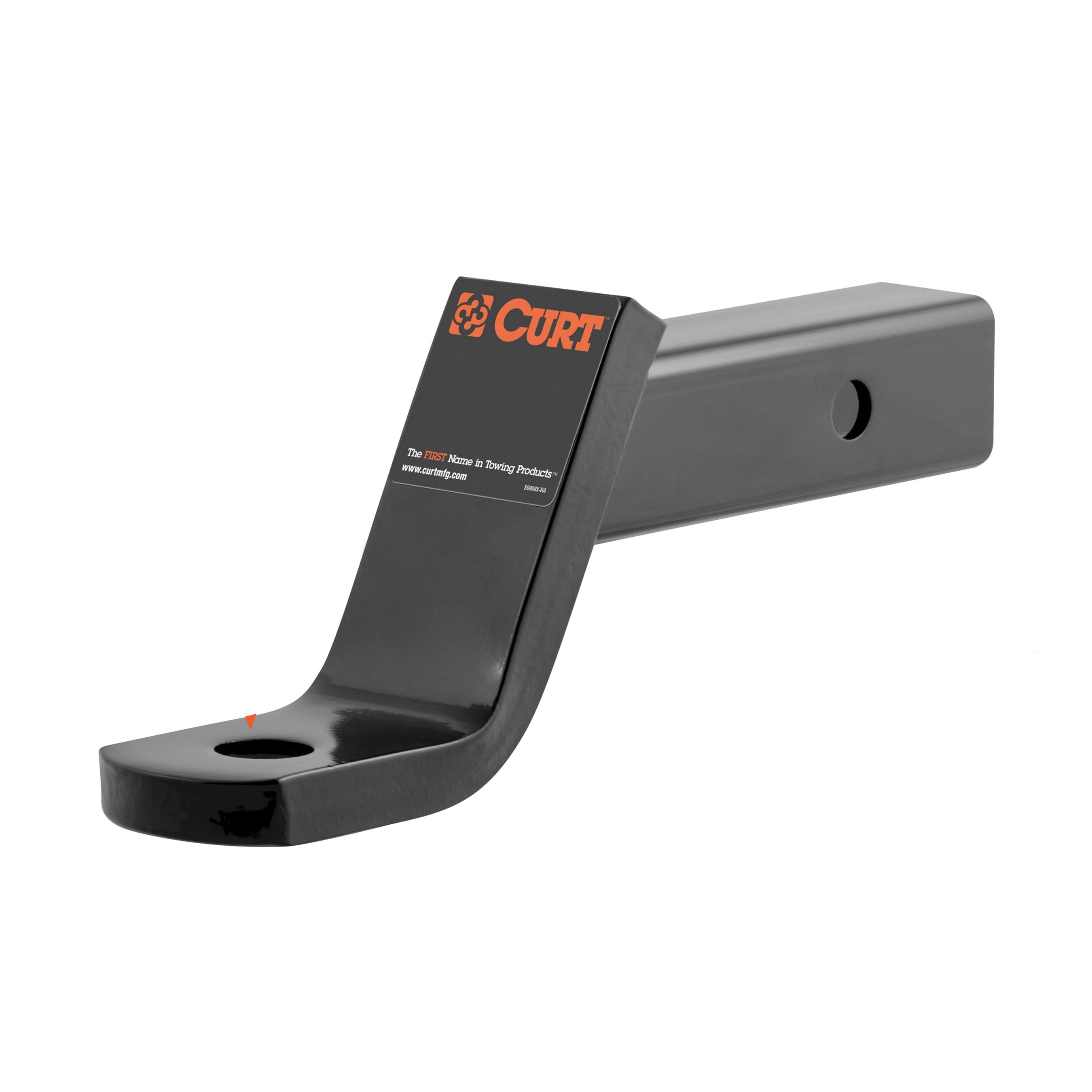 Curt 45830 Ball Mount, 8-1/4 in L, 2 in Drop, 3/4 in Rise