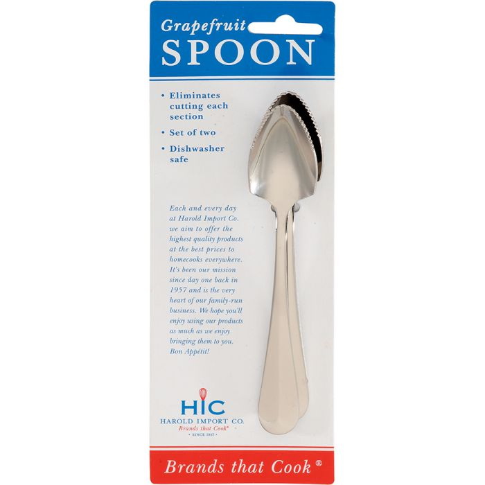 HIC 6447PC Grapefruit Spoon Set, 6 in OAL, Stainless Steel