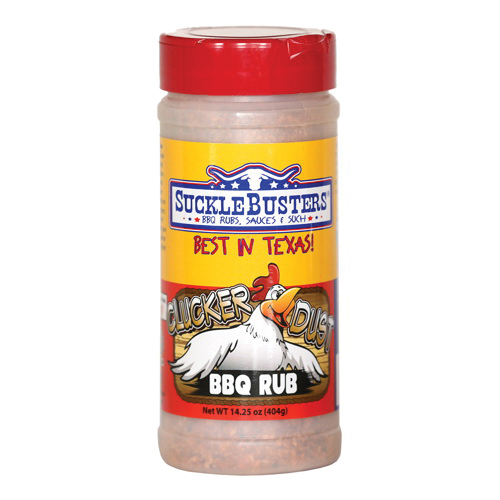 Sucklebusters SBCD005 Clucker Dust Rub, Savory Chipotle, Sweet, 14.25 oz Bottle