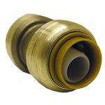 Lasco 19-8006 Pipe Coupling, 7/8 in, Brass