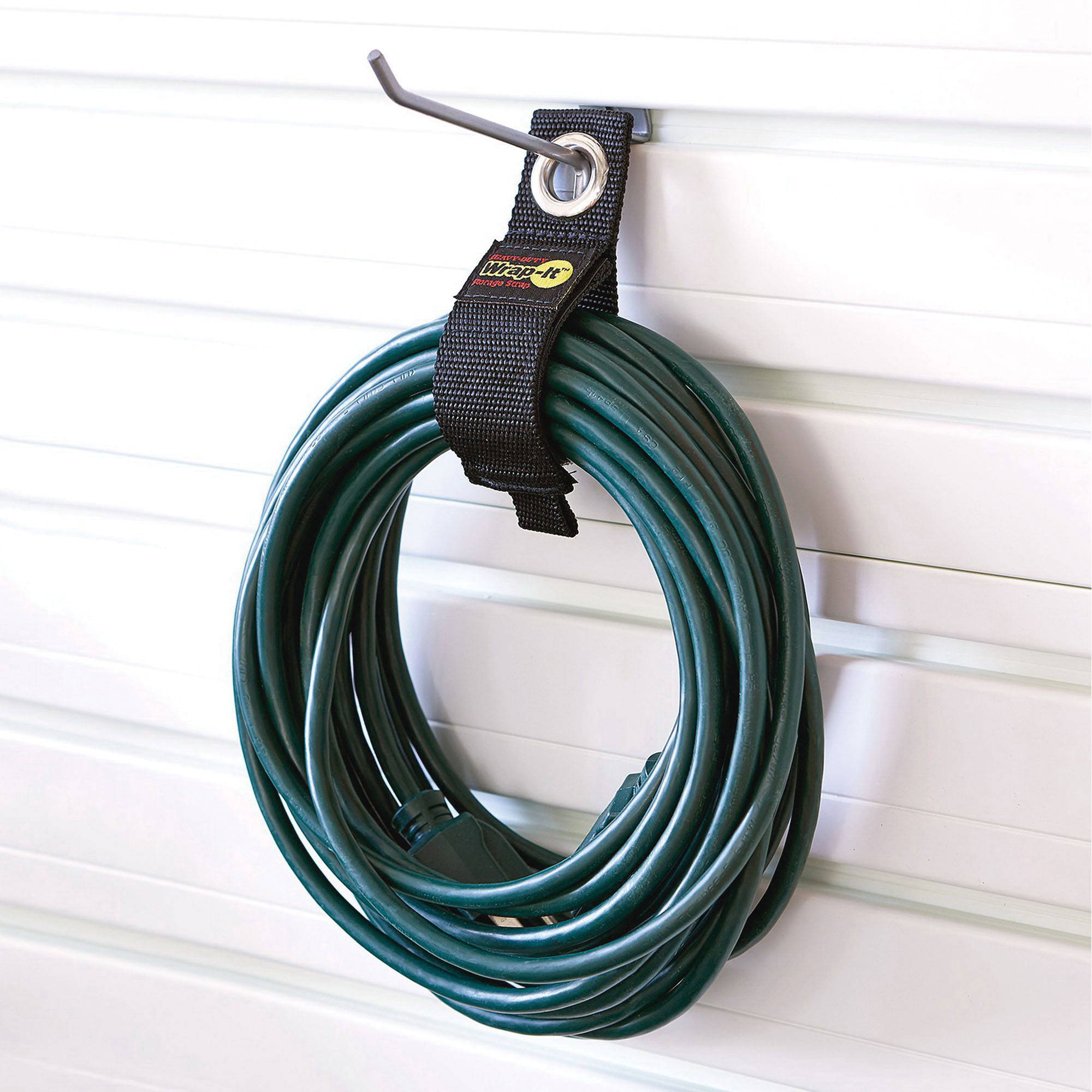 Wrap-It Storage 103-20BX Medium Storage Strap, 2.9 in Dia, 1-1/2 in W, 10 in L, Polypropylene, 50 lb Working Load